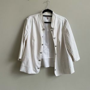 ROZ & ALI WOMENS PLUS LIGHT WEIGHT JACKET